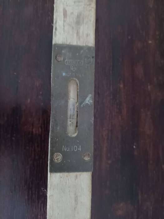 VINTAGE Stanley Spirit Level No. 104. Made In USA