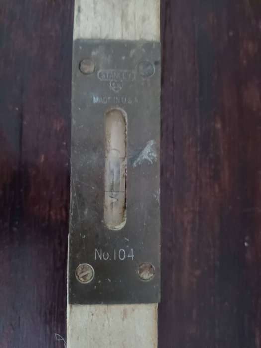VINTAGE Stanley Spirit Level No. 104. Made In USA