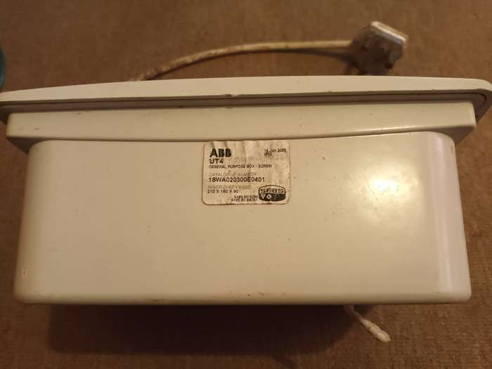 ABB UT4 General Purpose Box With 6 Position Control Knob And Sockets