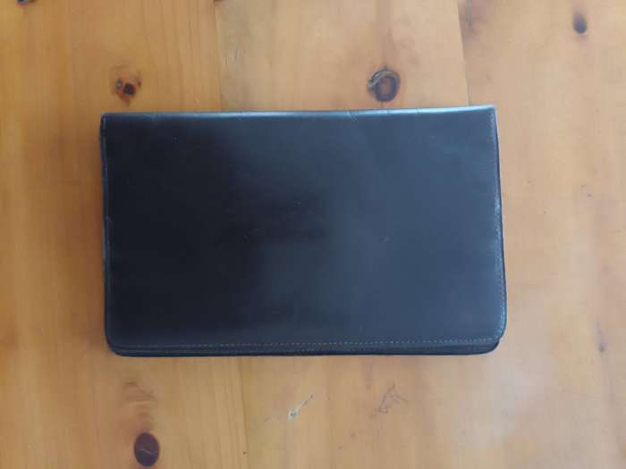 GENUINE Calf Leather Passport Cover/ Travel Wallet