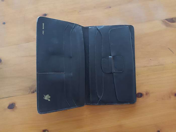 GENUINE Calf Leather Passport Cover/ Travel Wallet