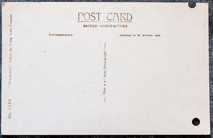 Vintage Bill Boyd "Hopalong Cassidy" Photo Postcard -Picturegoer Series No. 1154 - Paramount Studios