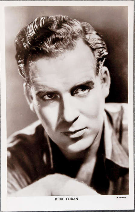 Vintage Dick Foran Real Photo Postcard - Picturegoer Series No. 1138 - Warner Bros.