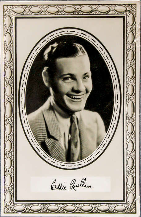 Vintage Eddie Quillan Real Photo Postcard - Autograph Series No. A 16
