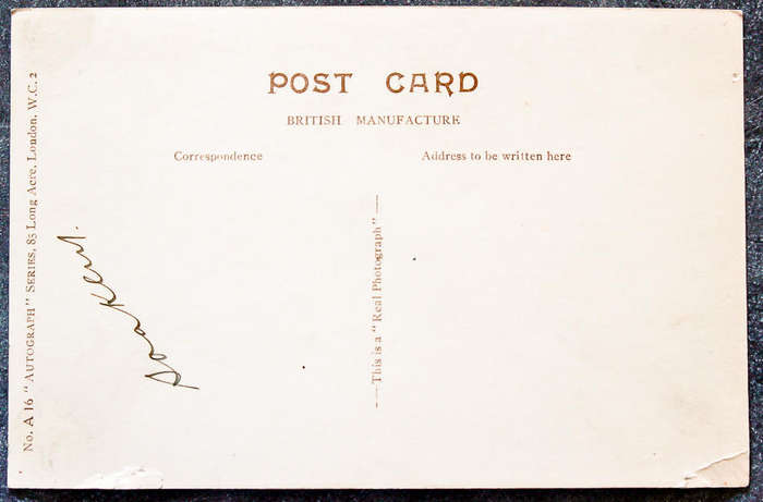 Vintage Eddie Quillan Real Photo Postcard - Autograph Series No. A 16