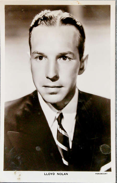 Vintage Lloyd Nolan Real Photo Postcard - Picturegoer Series No. 1097 - Paramount