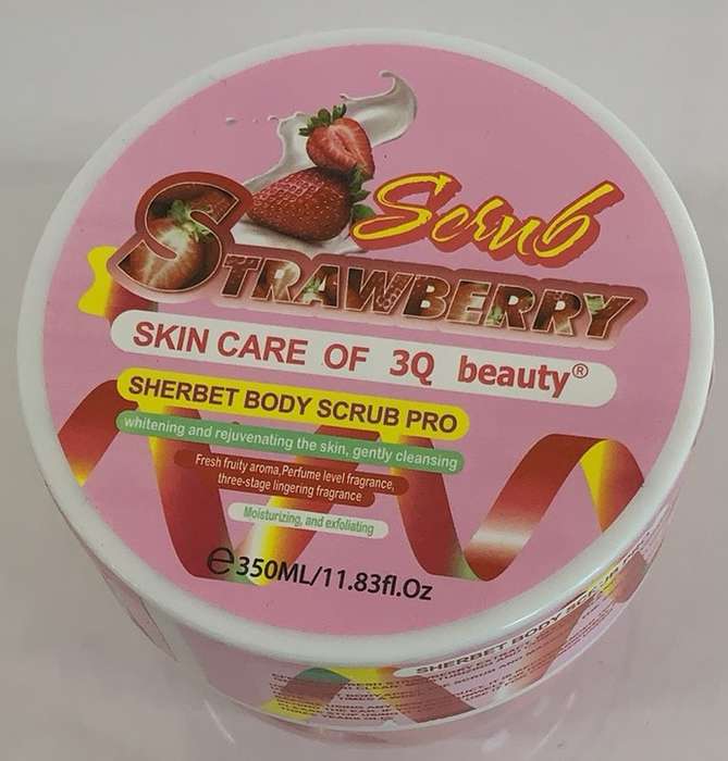 skin care of 3Q beauty /sherbet body scrub pro /strawberry