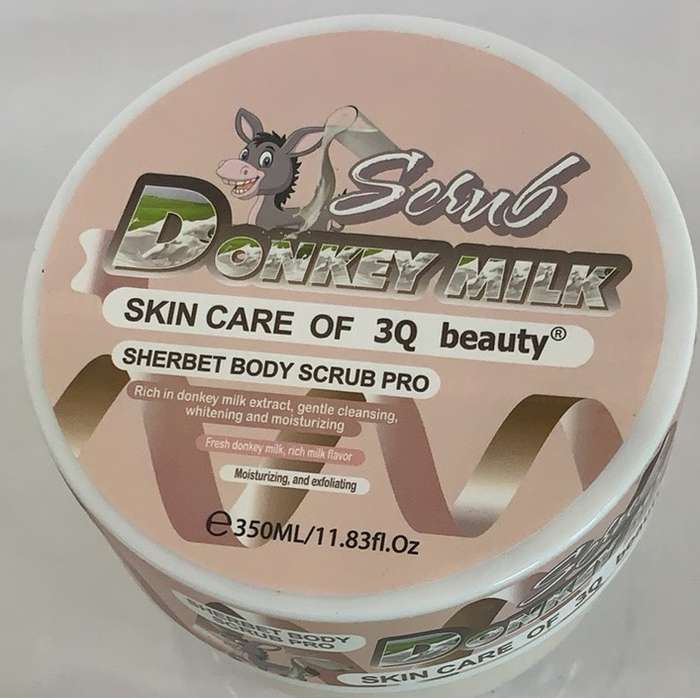 skin care of 3Q beauty /sherbet body scrub pro /donkey milk
