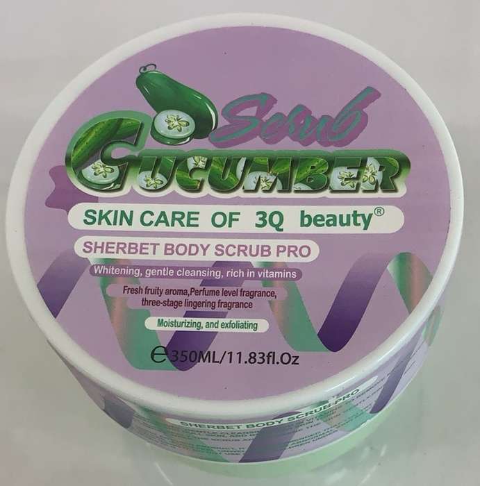 skin care 85of 3Q beauty /sherbet body scrub pro /cucumber