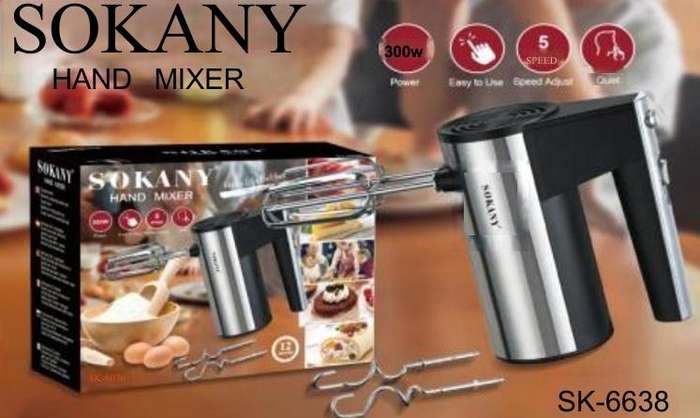 SOKANY HAND MIXER  SK-6638