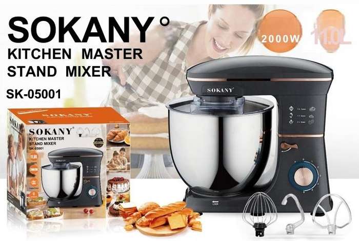 SOKANY KITCHEN MASTER STAND MIXER SK-05001