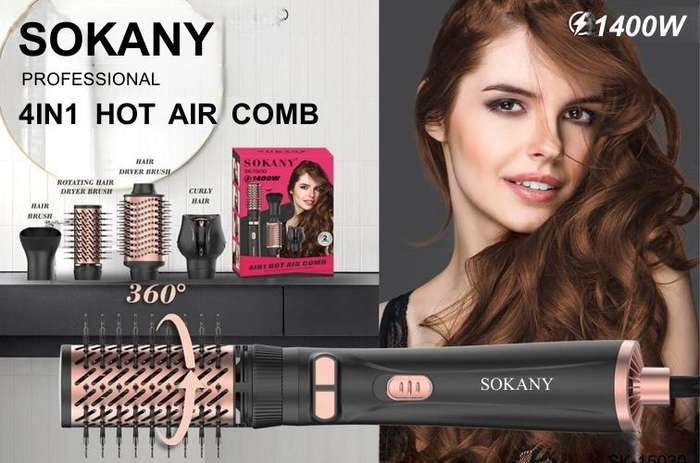 SOKANY 4IN1 HOT AIR COMB SK-15030