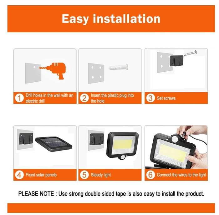 Redisson 2PACK Outdoor LED Solar Light with Motion Sensor