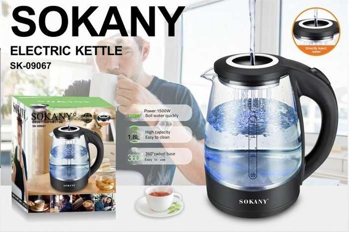 SOKANY ELECTRIC KETTLE SK-09067
