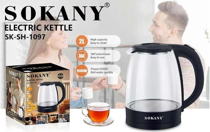 SOKANY ELECTRIC KETTLE SK-SH-1097