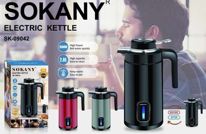 SOKANY ELECTRIC KETTLE SK-09042