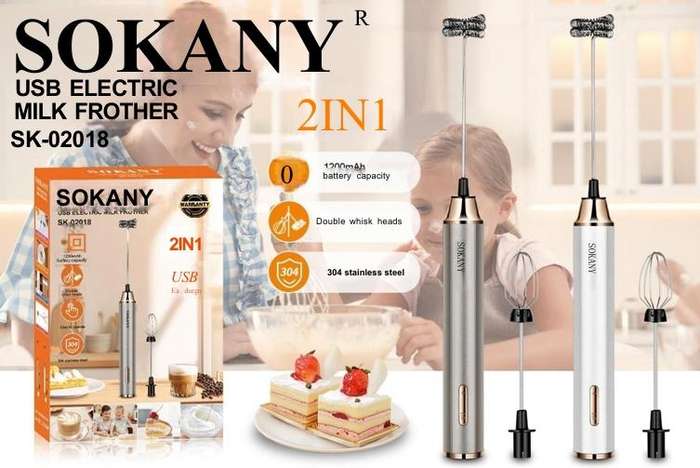 SOKANY USB ELECTRIC MILK FROTHER SK-02018