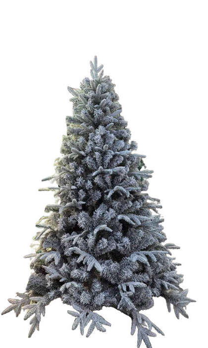 Christmas Trees With White Snow 180CM*607T