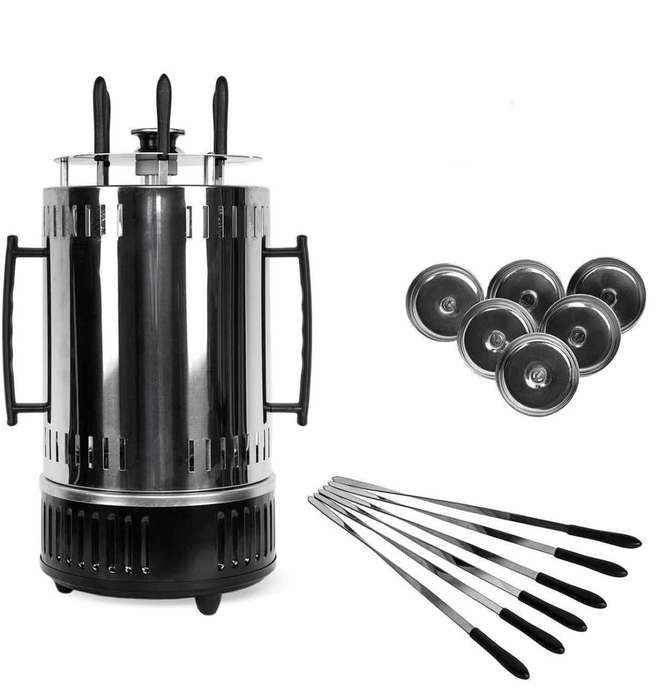 Electric Skewer Heating Tube with 6 Skewers