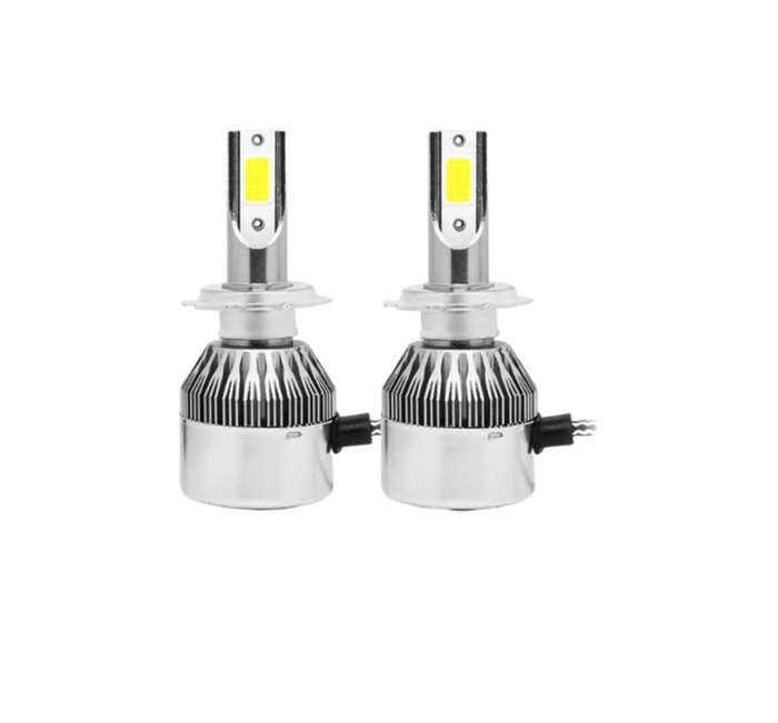 C6-H7 LED Headlight 6000K All In One Compact Design