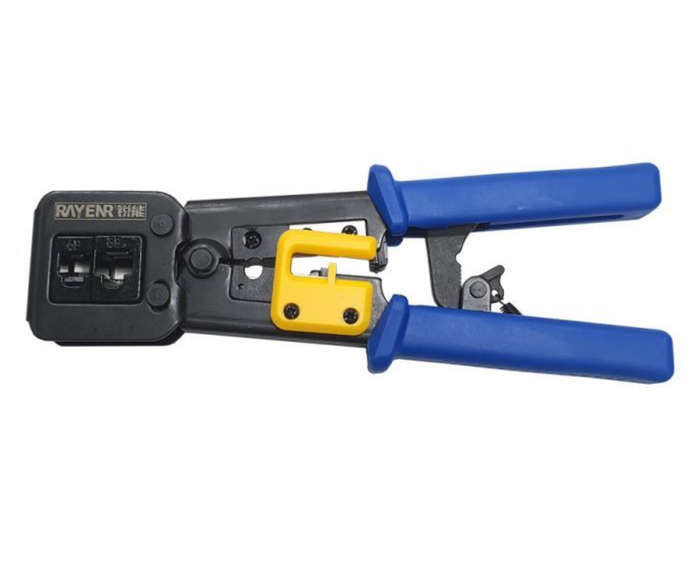 RJ45 Network cable Crimp Tool + 10 CAT6 Plugs + 10 CAT5e Plugs