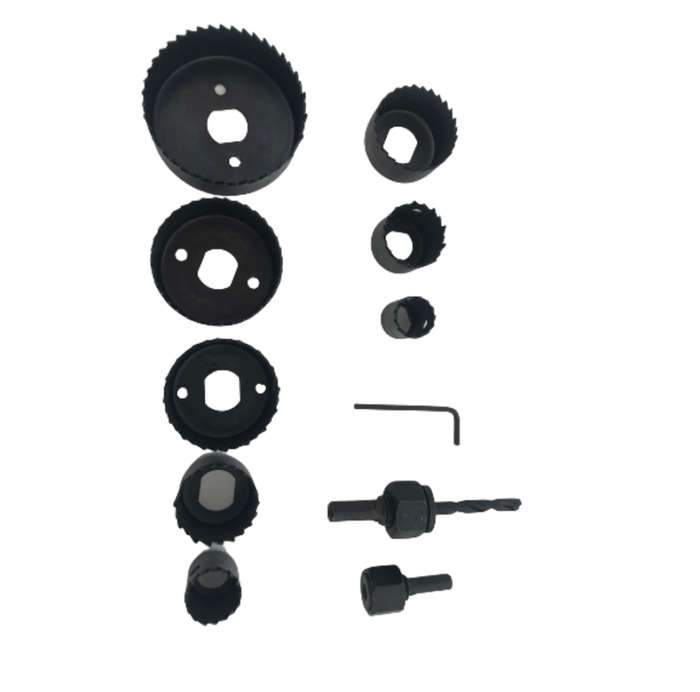 11 Piece Hole Saw Kit set