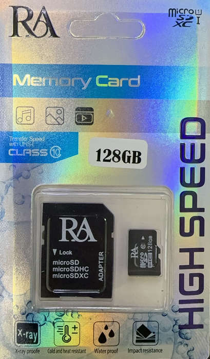 128GB SD Memory Card - Black