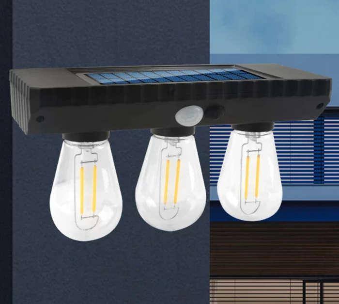 Solar Outdoor Garden Light Tungsten Lamp LED Lighting