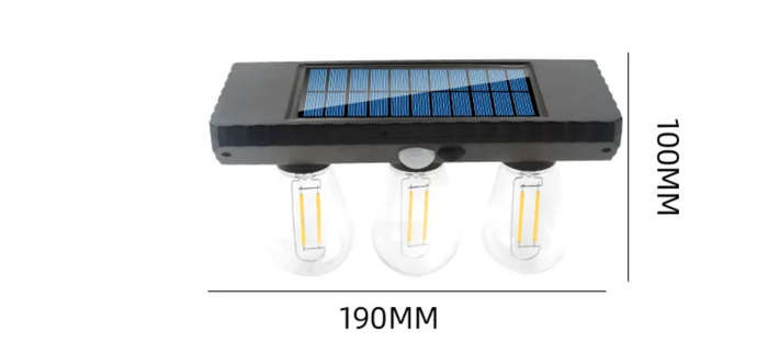 Solar Outdoor Garden Light Tungsten Lamp LED Lighting