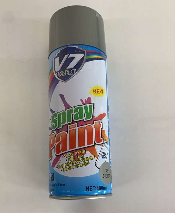 V7 SPRAY PAINT 36 SILVER 400ML