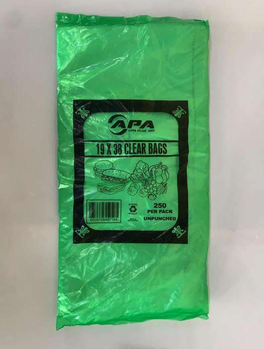 19X38 CLEAR BAGS