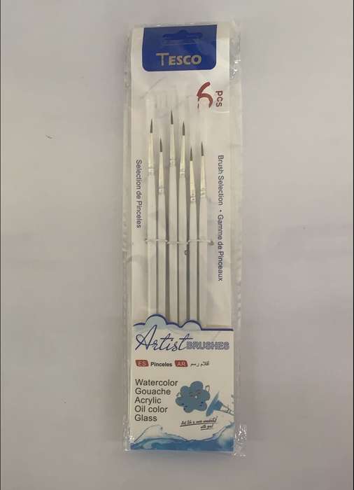 Paint Brushes - Art & Craft  - (6 pcs one pack)