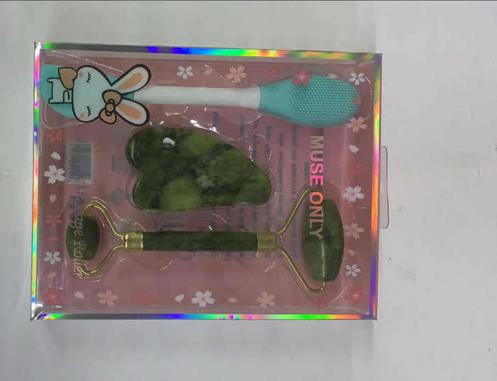 Jade Face Massage Roller SET