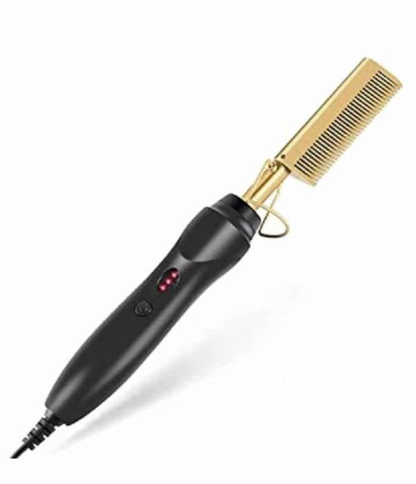 Curly Care Hot Comb - Electric Pressing Comb for Hair and Wigs