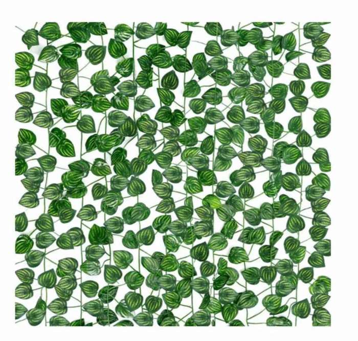 12 Strands Artificial Leaves Plants Vine Hanging Garland Wall Decor C