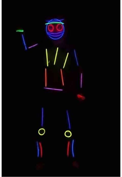 Entertaining Fun Creative Vibrant Glowsticks Body Costume