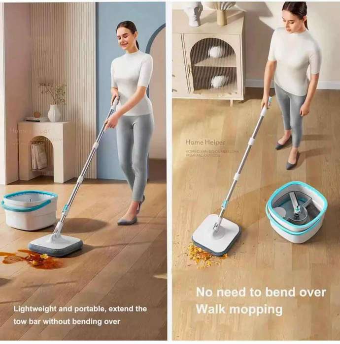 Microfiber Twist Mop and Bucket Set