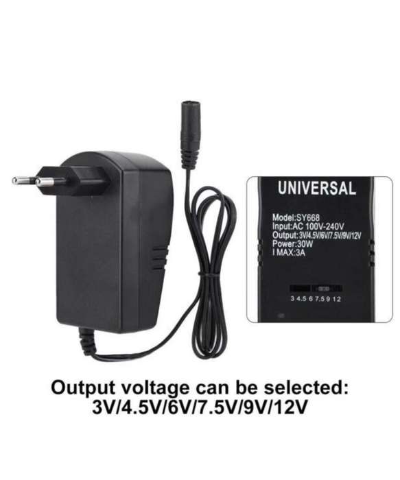 Universal Adjustable Voltage Charging Power Adapter 36W