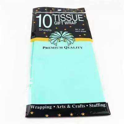 10 Pieces 50*66 Cm Tissue Paper DIY Handmade Craft Paper-Blue