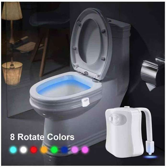 LooBrite Toilet Bowl Light Motion Activated Toilet Light Sensor LED Nightlight