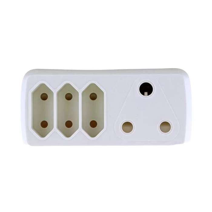4 way adaptor 3 pin 3x 2 pin