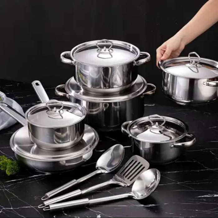 The Ultimate 15pc Stainless Steel Pot Set - Where Quality Meets Culinary Passion!