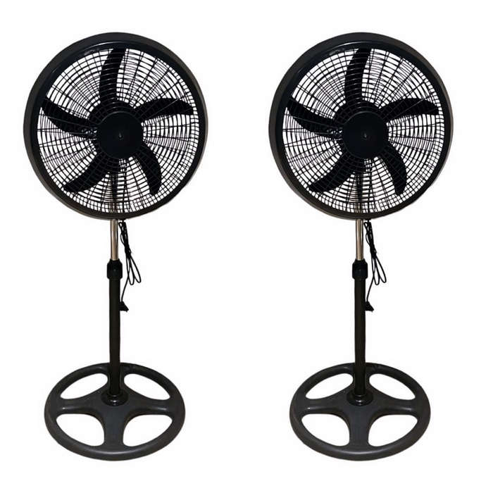 Condere 18 inch Oscillating Stand Fans - Pack of 2