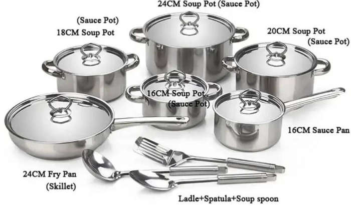 The Ultimate 15pc Stainless Steel Pot Set - Where Quality Meets Culinary Passion!