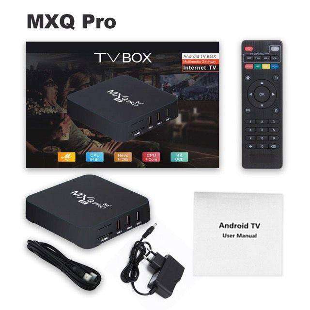 MXQ PRO 5G Wifi Smart Media Pla 4K 4G +64GB HD Android TV Box