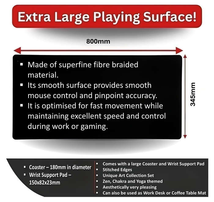 Nezuko Demon Slayer Extended Gaming Mouse Pad Set