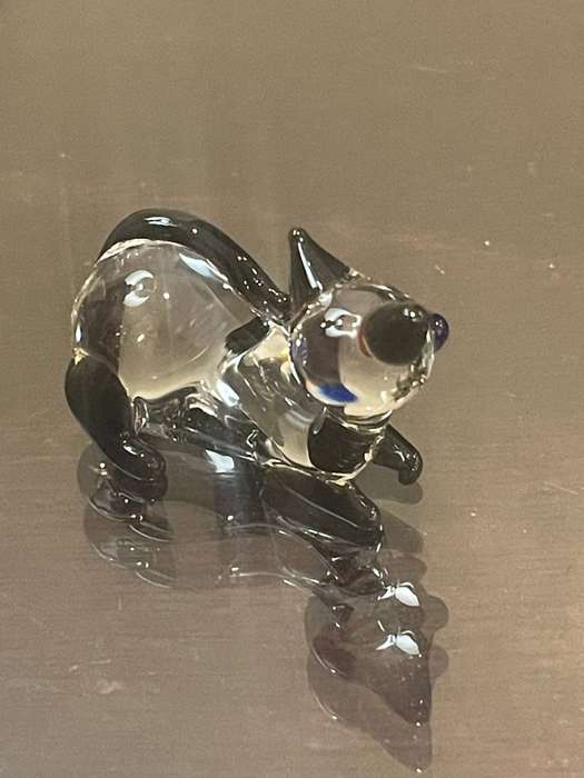 Ornament glass cat