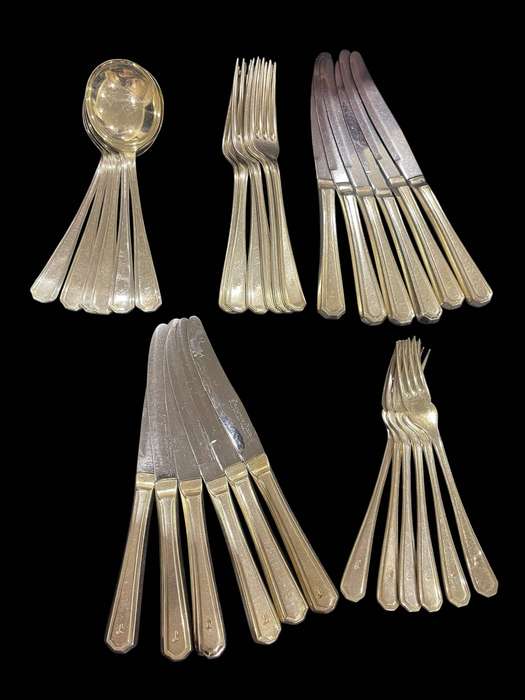 Cutlery set silver plated