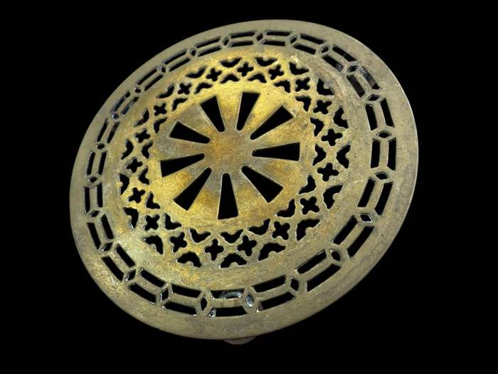 Trivet brass antique