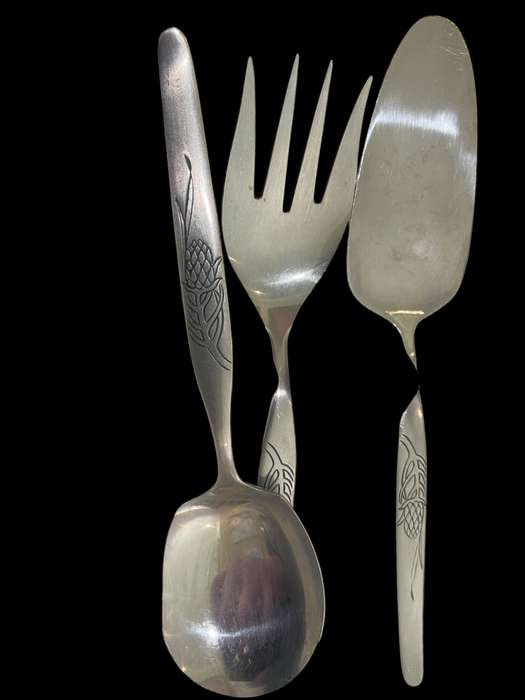 Salad servers cake lift Eetrite King Protea